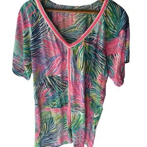 Lilly Pulitzer Multicolor Tropical Swim Coverup